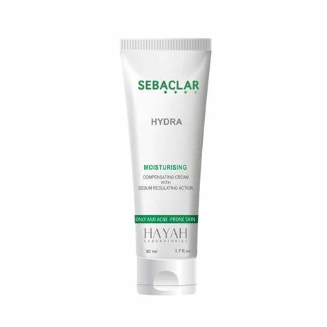 sebaclar hydra moisturizing & sebum regulating cream for oily & acne prone skin
