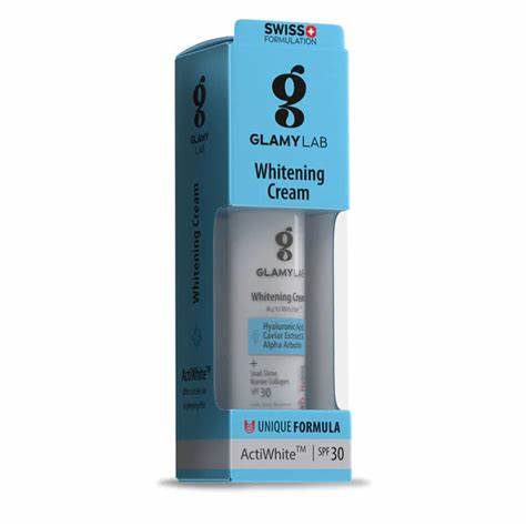 Glamy Lab Whitening Cream With Hyaluronic Acid, Caviar Extract & Alpha Arbutin Spf 30